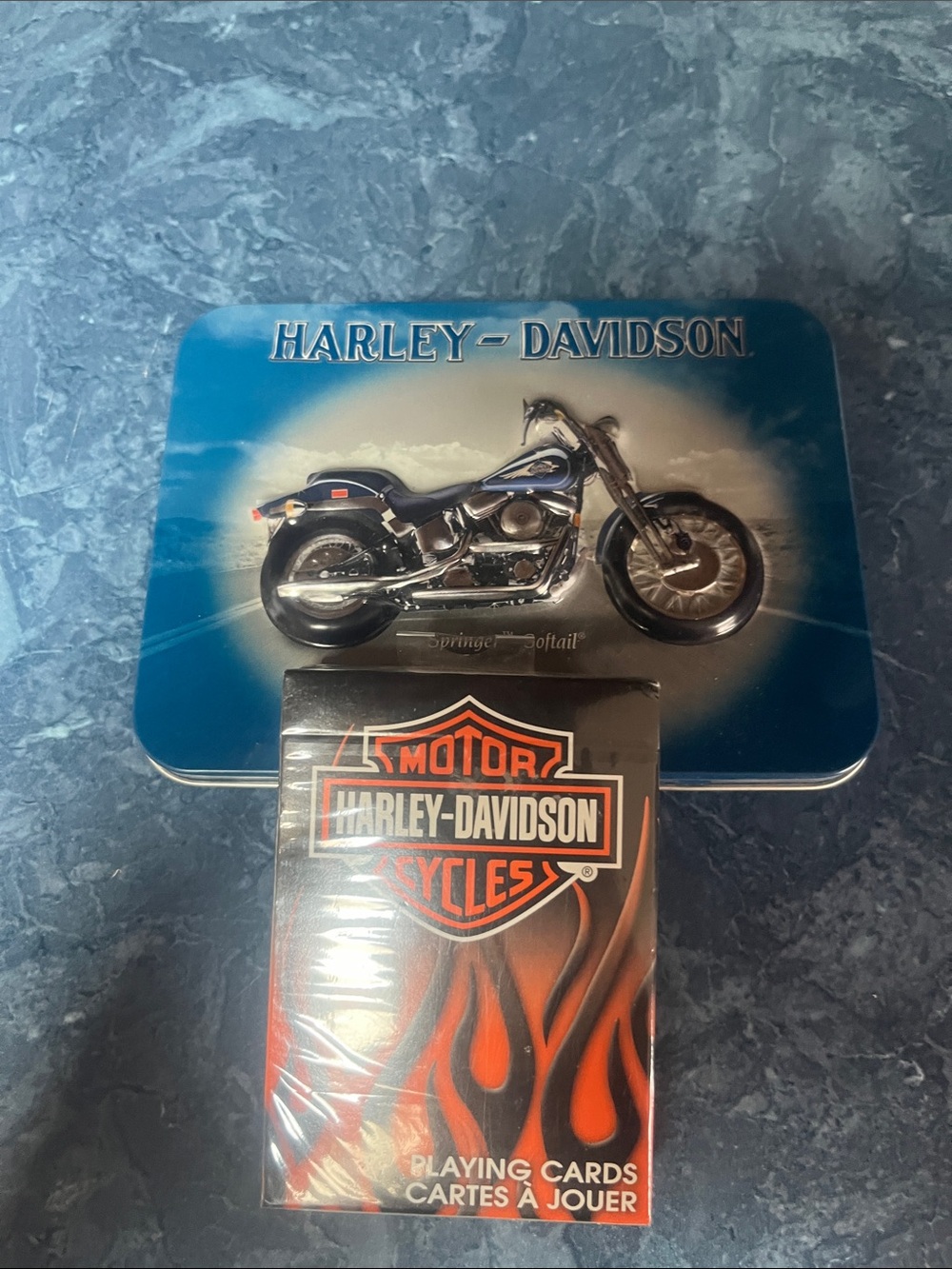 Harley Davidson playing cards